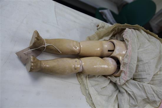 A Tete Jumeau bisque head doll. c.1900, 61cm